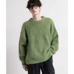 [RAGEBLUE] длинный рукав вязаный MEDIUM зеленый мужской 