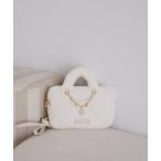 [Maison de FLEUR] сумка "Boston bag" FREE "теплый" белый женский 