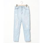 [BAYFLOW] обтягивающие джинсы брюки 23 голубой женский 