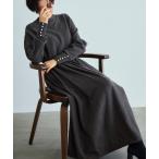 「RUIRUE BOUTIQUE」 ニットワンピース L ダークグレー レディース