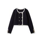 カーディガン クロシェライクカーディガン レディース