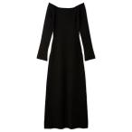 ショッピングニットワンピース ワンピース オフショルIラインニットワンピース