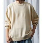 [FREAK'S STORE] длинный рукав вязаный SMALL "теплый" белый мужской 