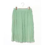 ショッピングPRADA 「PRADA」 プリーツスカート 38 グリーン レディース