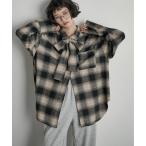 ショッピングネルシャツ 「THE YOn」 長袖ネルシャツ FREE ベージュ レディース