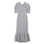 「LILY BROWN」 半袖ワンピース ONE SIZE パープル レディース
