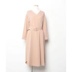 「URBAN RESEARCH ROSSO」 長袖ワンピース FREE ベージュ レディース