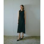 「GRACE CONTINENTAL」 ノースリーブワンピース 36 ブラック レディース