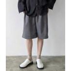 ショッピングハーフパンツ レディース パンツ ツイル タックハーフパンツ レディース