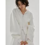 トレーナー スウェット eco emmiロゴジップアップフーディー/UVカット レディース