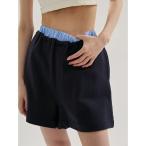 パンツ 「em」レイヤードライクスウェットショートパンツ「セットアップ対応」 レディース