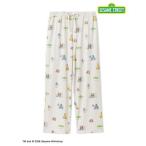 パジャマ 「SESAME STREET」「HOMME」総柄ロングパンツ メンズ