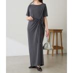 ワンピース フロントドロストカットワンピース