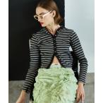 パーカー 「MILLER」Rib Hoodie Cardigan/リブフーディーカーディガン レディース メンズ