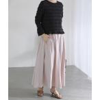 スカート 「洗える」タフタジップポケットスカート