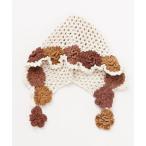 ニット帽 ニットキャップ 「チャイハネ」フラクラバブーシュカ風耳付きキャップ レディース