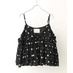 キャミソール 「追加」crinkle crinkle crinkle 別注3D embroidery dot camisole*