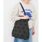 ショッピング綿100 トートバッグ crinkle crinkle crinkle 別注3D embroidery TOTE* レディース