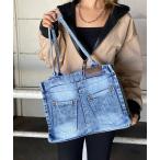 トートバッグ デニムトートバッグ レディース