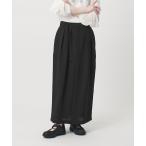 スカート ボタンベルト タック スカート ウォッシャブル 防シワ