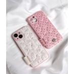 スマホケース ぷっくり 星柄 キルティン