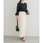 スカート 「LARUTA」ストレッチスウェードスカート