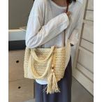 かごバッグ カゴバッグ 大容量 ストローかごバッグ ショルダーバッグ