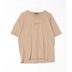 [KANGOL] короткий рукав футболка L Brown мужской 