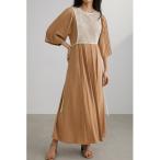 「STYLEMIXER」 半袖ワンピース SMALL ベージュ レディース