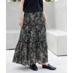 「SLOBE IENA」 フレアスカート 38 ブラック レディース