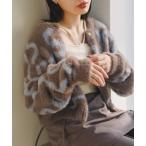 「Kastane」 ニットカーディガン FREE グレー レディース