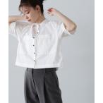 「N.（N. Natural Beauty Basic）」 半袖ブラウス MEDIUM オフホワイト レディース