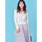 カーディガン 「UVカット」フリルニットカーディガン レディース