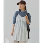 チュニック バテンレースキャミソールチュニックワンピース