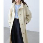 トレンチコート コート スタンドカラーロングトレンチコート レディース