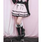 スカート リボンレースチュールスカート