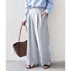 ショッピングcolors パンツ SHIPS Colors:「手洗い可能」ドライ メランジ ベルテッド パンツ（セットアップ対応可能） レディース