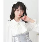 ショッピングハート ブラウス シャツ ハートレースフリルたっぷりブラウス レディース