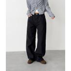 パンツ El mar　キャンバスストレートパンツ レディース