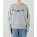 トレーナー スウェット Characteristic ロゴスウェット レディース