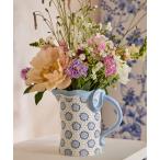 ショッピングキャス 花瓶 ブルー ボウ ジャグ フラワーベース Posey spot