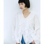 ブラウス シャツ 「WEB限定」オーバーラッフルブラウス レディース