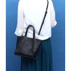 トートバッグ 星柄刺繍ｘ星スタッズ２ＷＡＹトートバッグ レディース