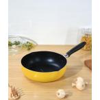 鍋 デリッシュキッチン ブルーダイヤモンドコートIH対応極深フライパン26cm