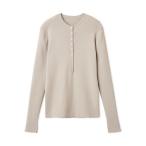 ショッピング09 ニット セーター 刺繍スカラヘンリーネックニット レディース