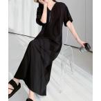 ワンピース ジップロングワンピース