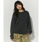  свитер вязаный PACIFIC WASH EMBOSSED CREWNECK мужской женский 