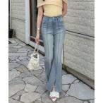  джинсы Denim Denim брюки гонки выше высокий талия Denim брюки весна одежда женский 