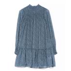 ショッピングミニドレス ワンピース ペイズリー スモック ミニ ドレス