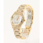 腕時計 RAQUEL パヴェ ゴールドトーン ウォッチ レディース